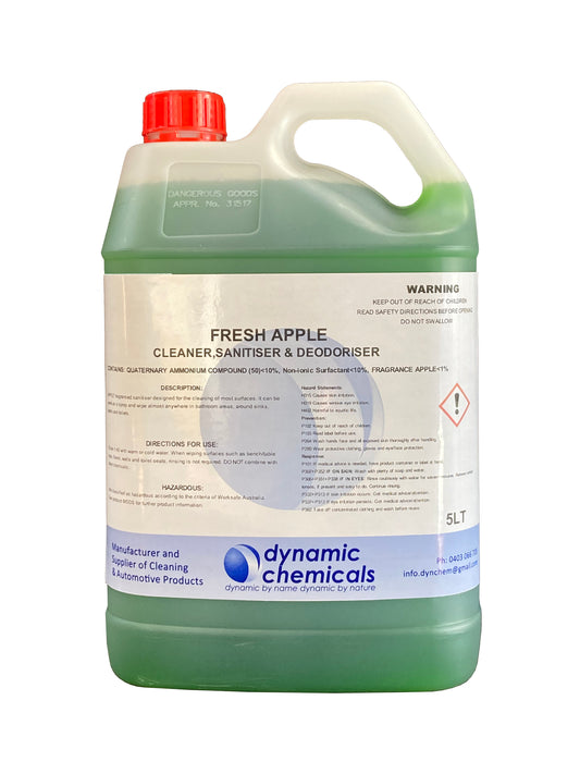 FRESH APPLE.   CLEANER,SANITISER & DEODORISER