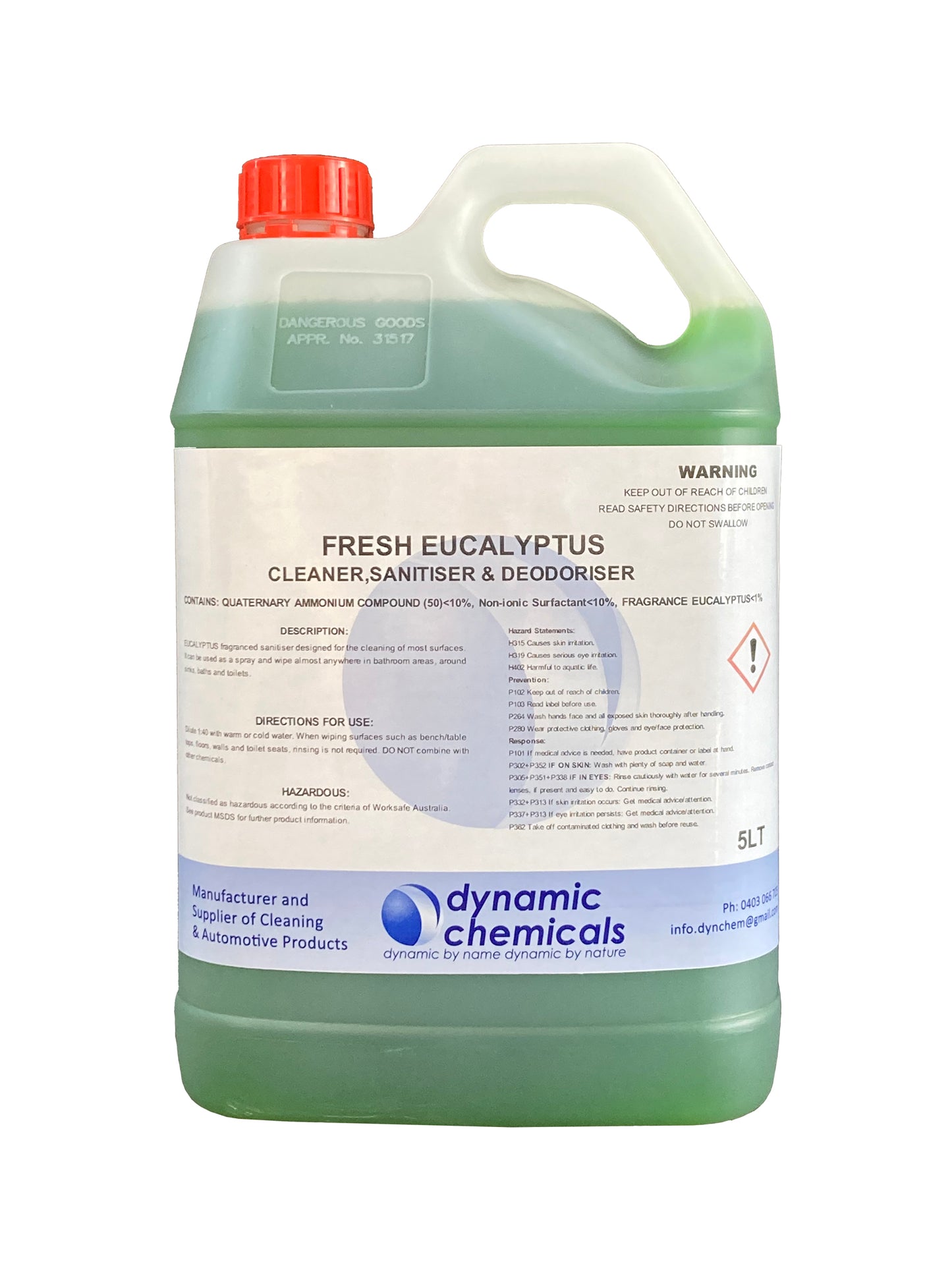 FRESH EUCA.   CLEANER,SANITISER & DEODORISER