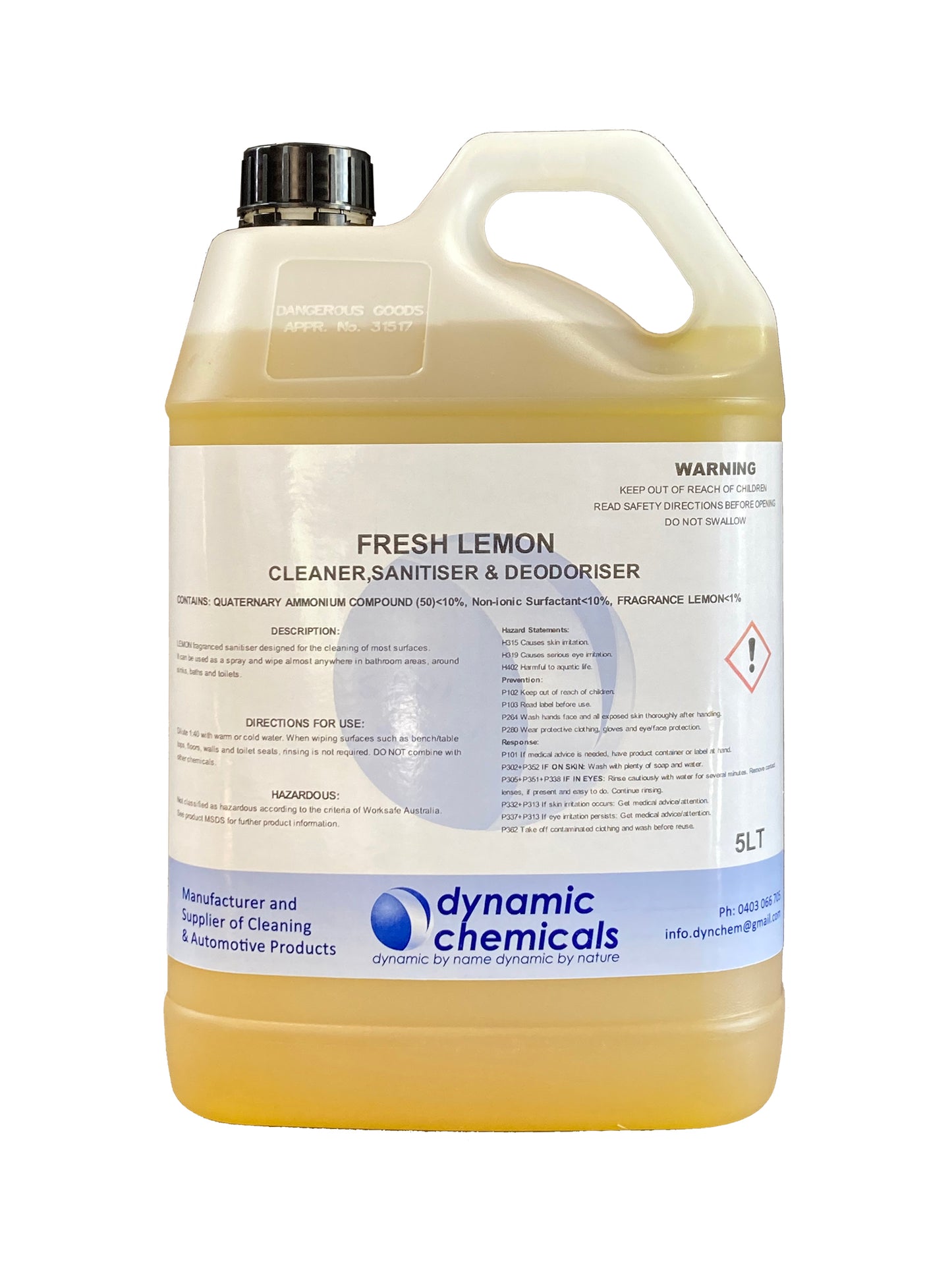 FRESH LEMON (CLEANER,SANITISER & DEODORISER)